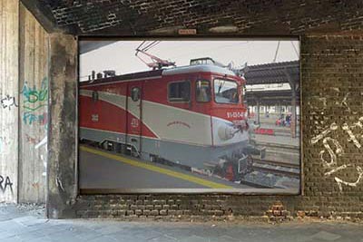 elektrobild Fotomontage