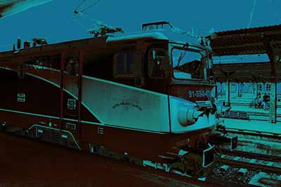 elektrobild Farbüberlagerung