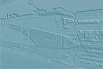 elektrobild Punktrelief