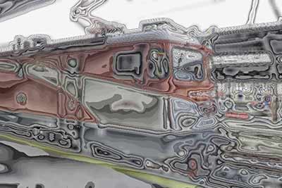 elektrobild Flüssiges Metall