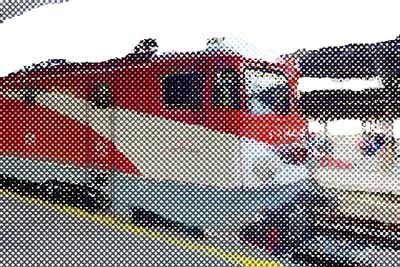 elektrobild Gerastertes Foto